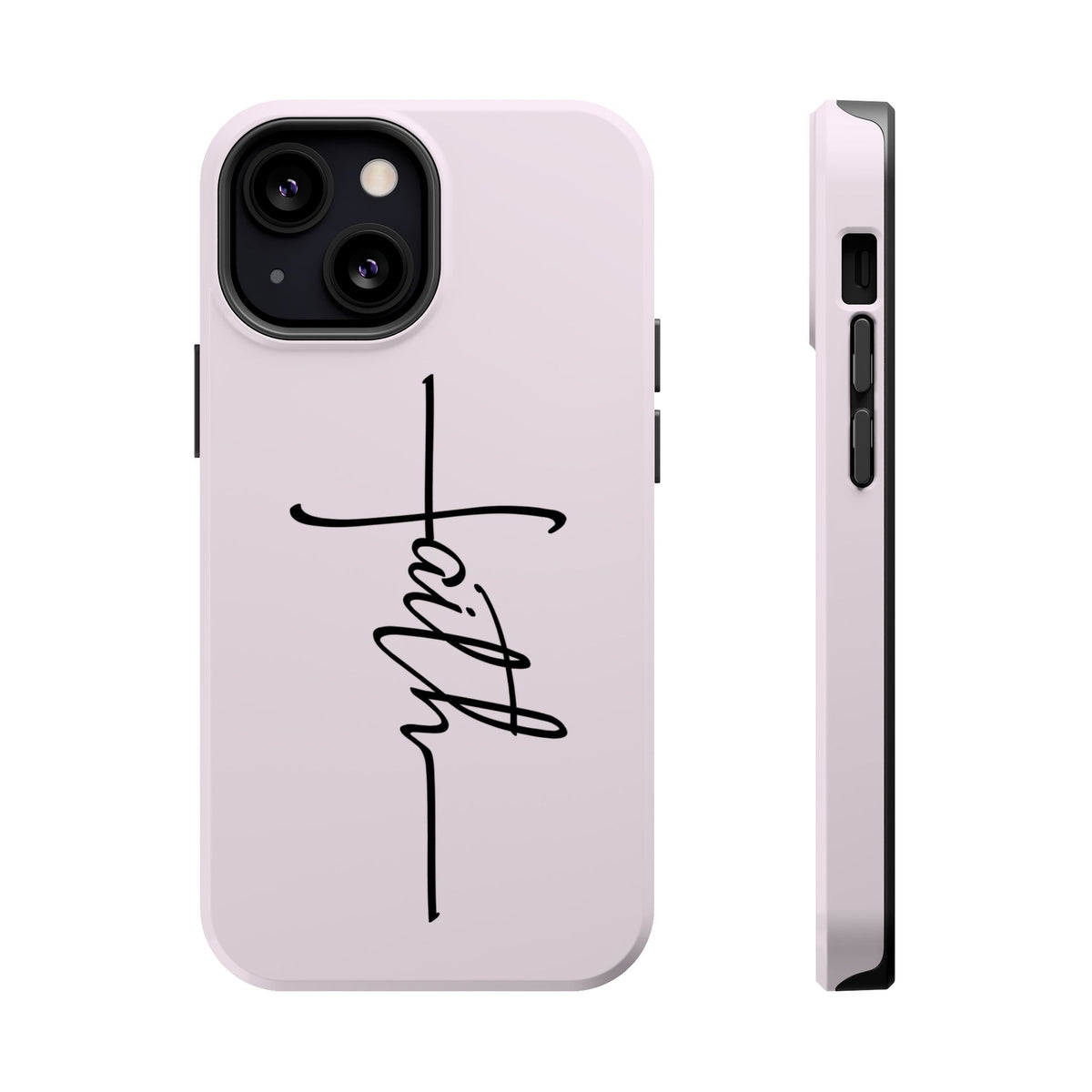 Faith Cross MagSafe case for iPhone 13 Mini, glossy finish
