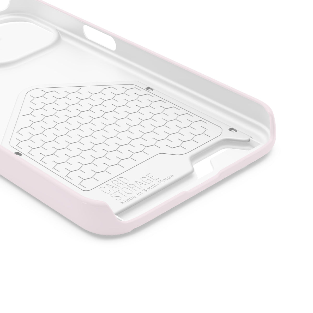 Faith Cross phone case with card holder for iPhone 13, glossy finish