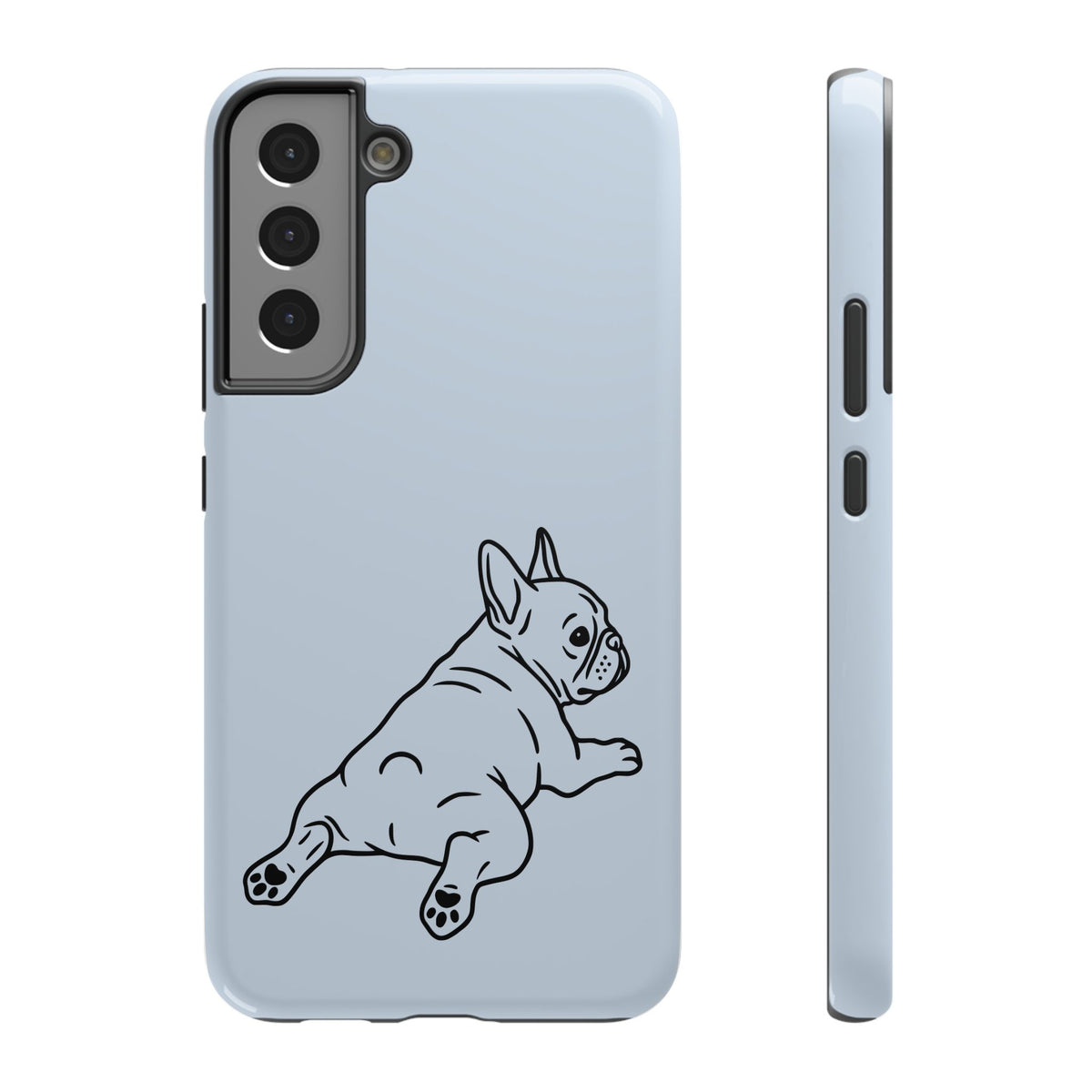 Frenchie Doodle protective phone case for Samsung Galaxy S22 Plus, glossy finish