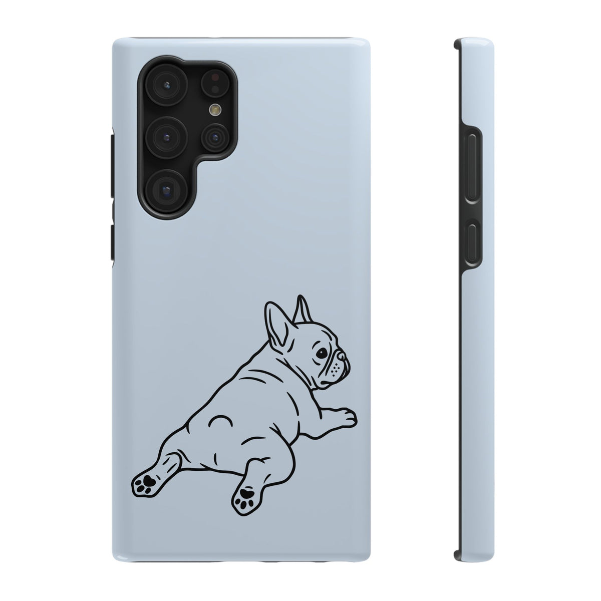 Frenchie Doodle protective phone case for Samsung Galaxy S22 Ultra, glossy finish