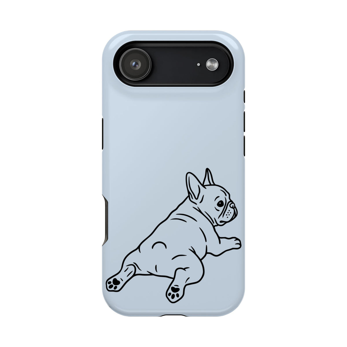 Frenchie Doodle protective phone case for iPhone 17 Air, glossy finish
