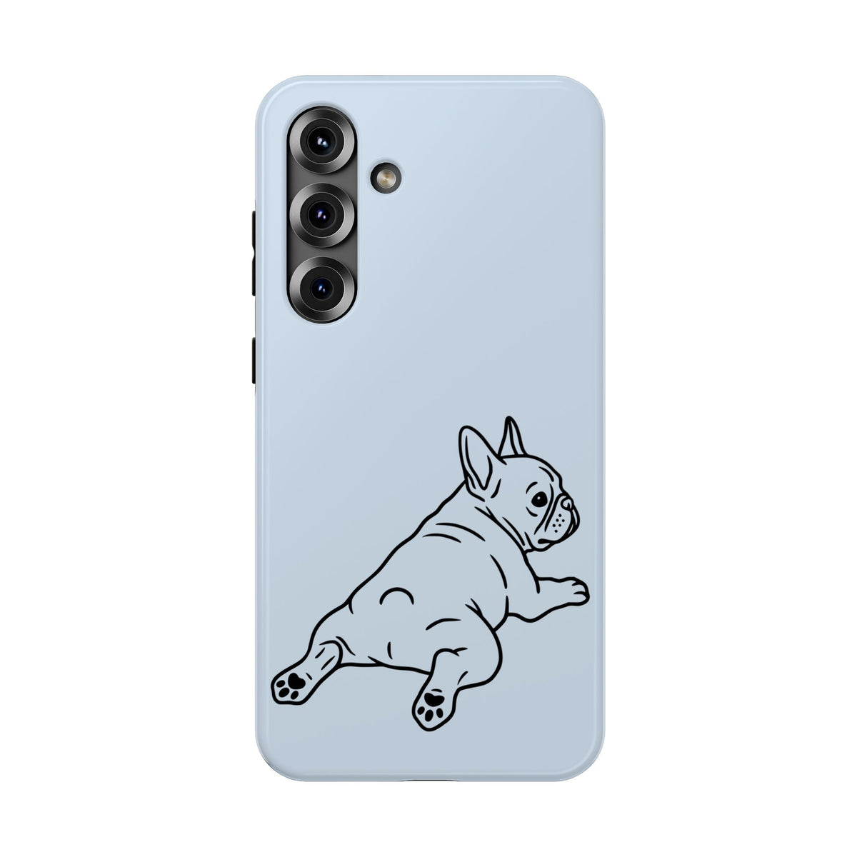 Frenchie Doodle protective phone case for Samsung Galaxy S25 Plus, glossy finish