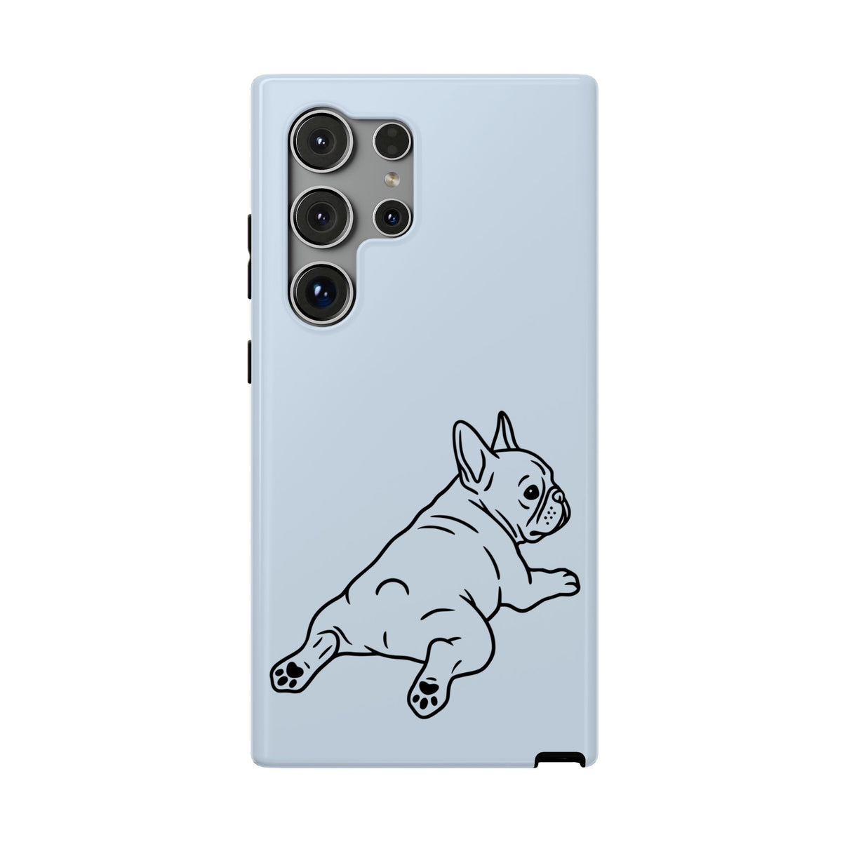 Frenchie Doodle protective phone case for Samsung Galaxy S24 Ultra, glossy finish