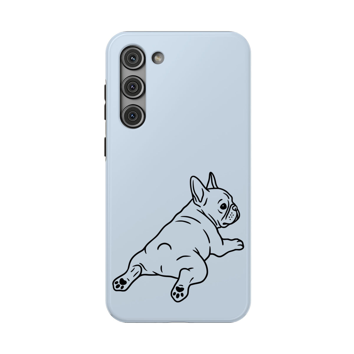 Frenchie Doodle protective phone case for Samsung Galaxy S23 Plus, glossy finish
