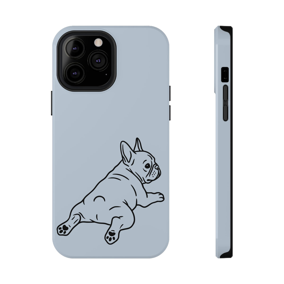 Frenchie Doodle protective phone case for iPhone 13 Pro Max, glossy finish