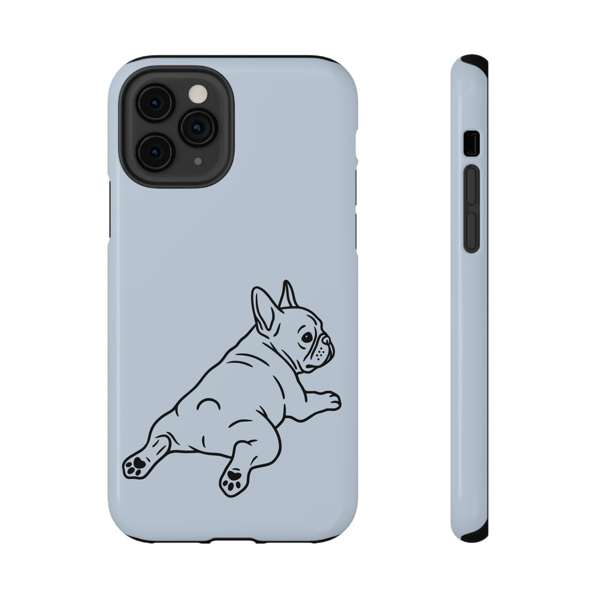 Frenchie Doodle protective phone case for iPhone 11 Pro, glossy finish
