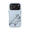 Frenchie Doodle MagSafe case for iPhone 18 Pro, glossy finish