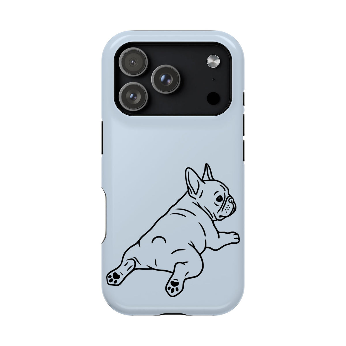 Frenchie Doodle MagSafe case for iPhone 18 Pro, glossy finish