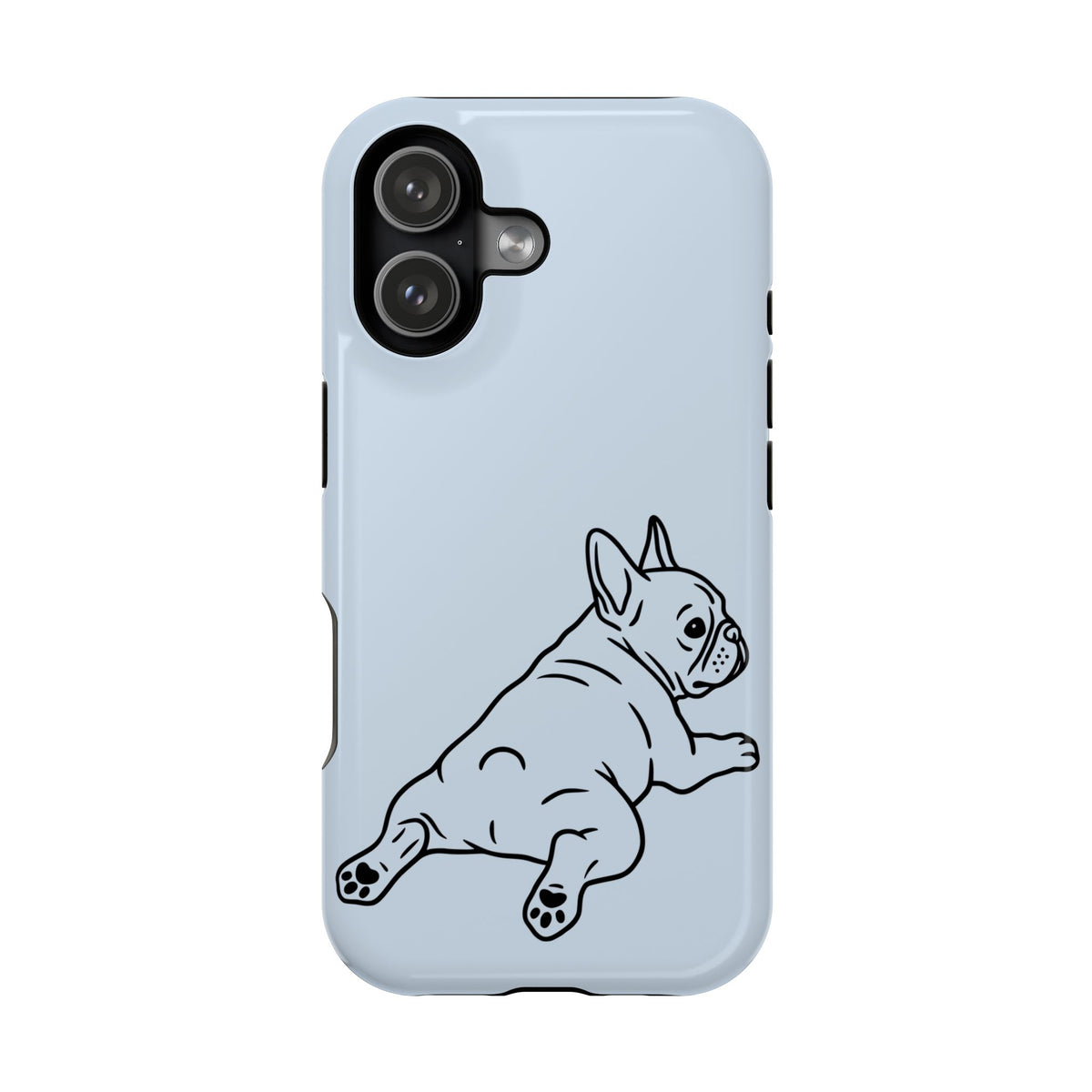 Frenchie Doodle MagSafe case for iPhone 17, glossy finish