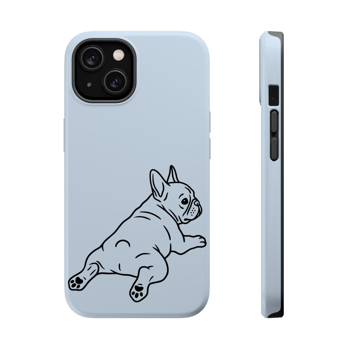 Frenchie Doodle MagSafe case for iPhone 14, glossy finish