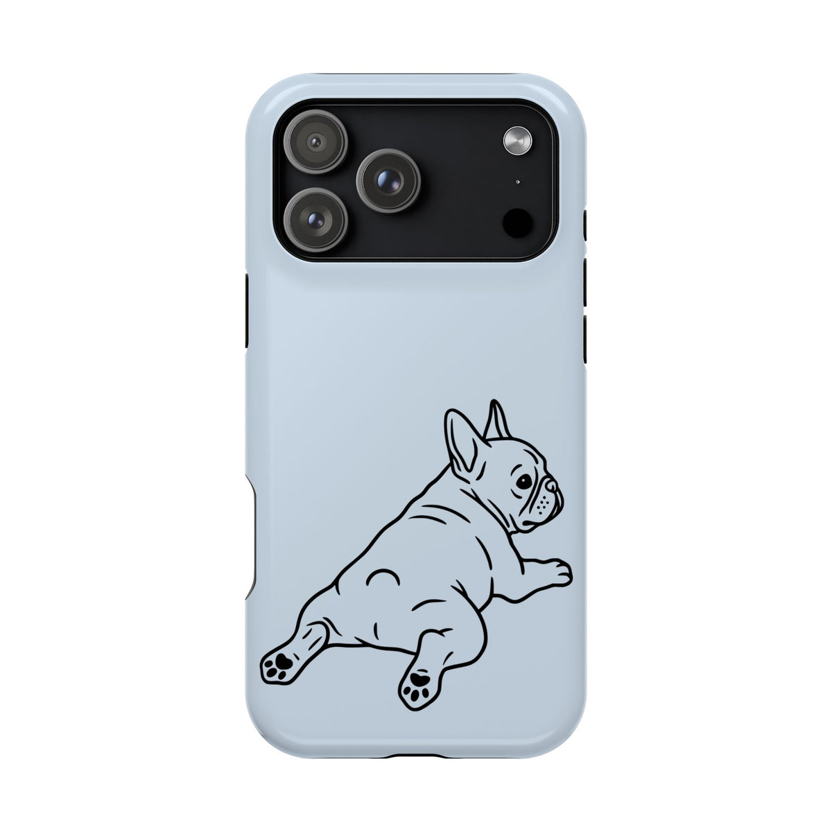 Frenchie Doodle MagSafe case for iPhone 18 Pro Max, glossy finish