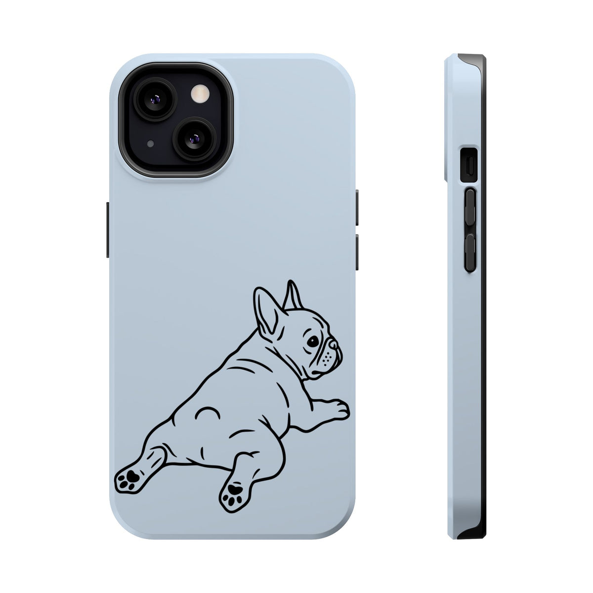 Frenchie Doodle MagSafe case for iPhone 13, glossy finish