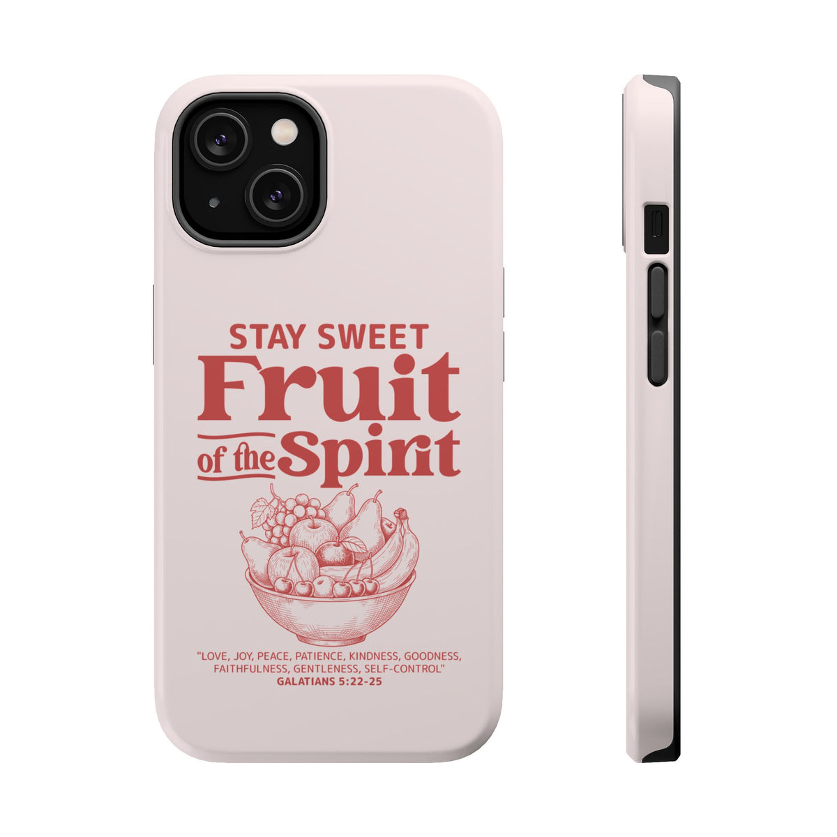 Fruit of the Spirit MagSafe case for iPhone 14, glossy finish