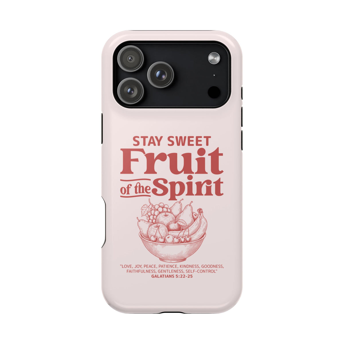 Fruit of the Spirit MagSafe case for iPhone 18 Pro Max, glossy finish