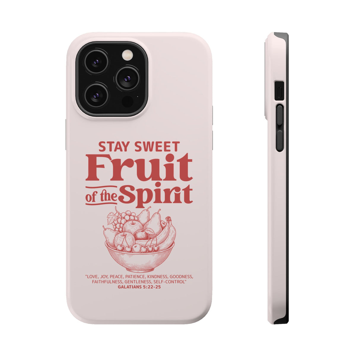 Fruit of the Spirit MagSafe case for iPhone 14 Pro Max, glossy finish