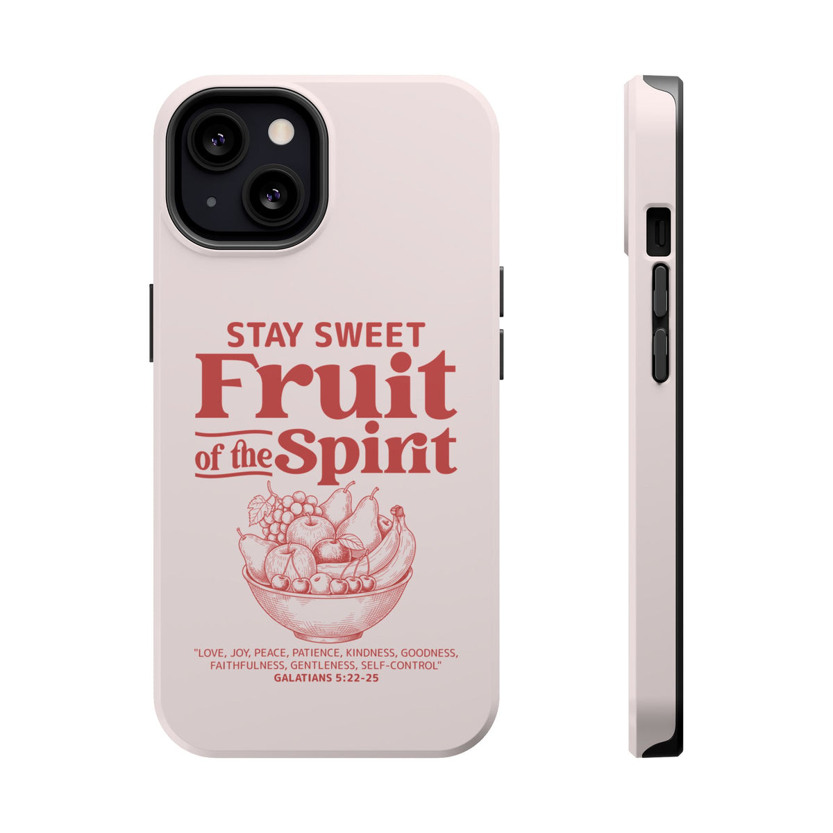 Fruit of the Spirit MagSafe case for iPhone 13, glossy finish