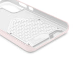 Fruit of the Spirit phone case with card holder, close-up of the inside