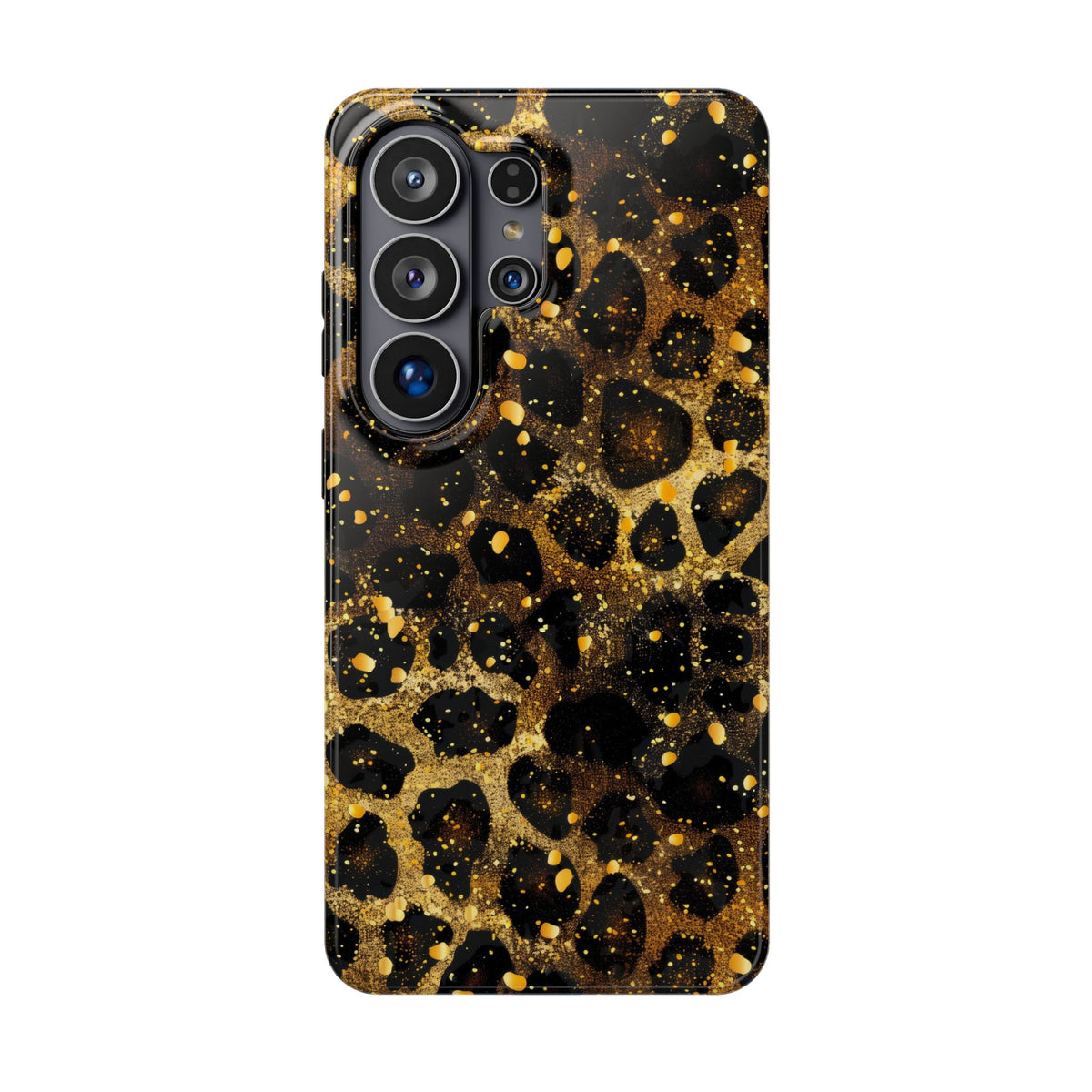 Gilded Leopard protective phone case for Samsung Galaxy S26 Ultra, glossy finish