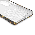 Gilded Leopard phone case with card holder, close-up of the inside