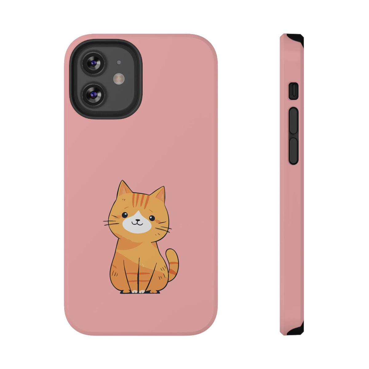 Ginger Kitten protective phone case for iPhone 12 Mini, glossy finish