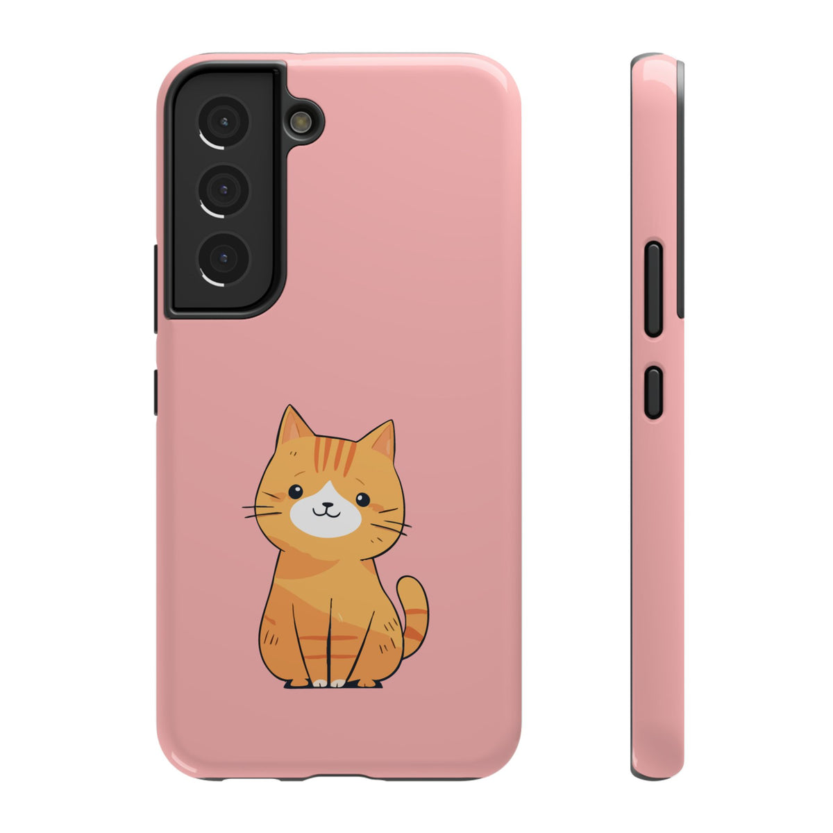 Ginger Kitten protective phone case for Samsung Galaxy S22, glossy finish