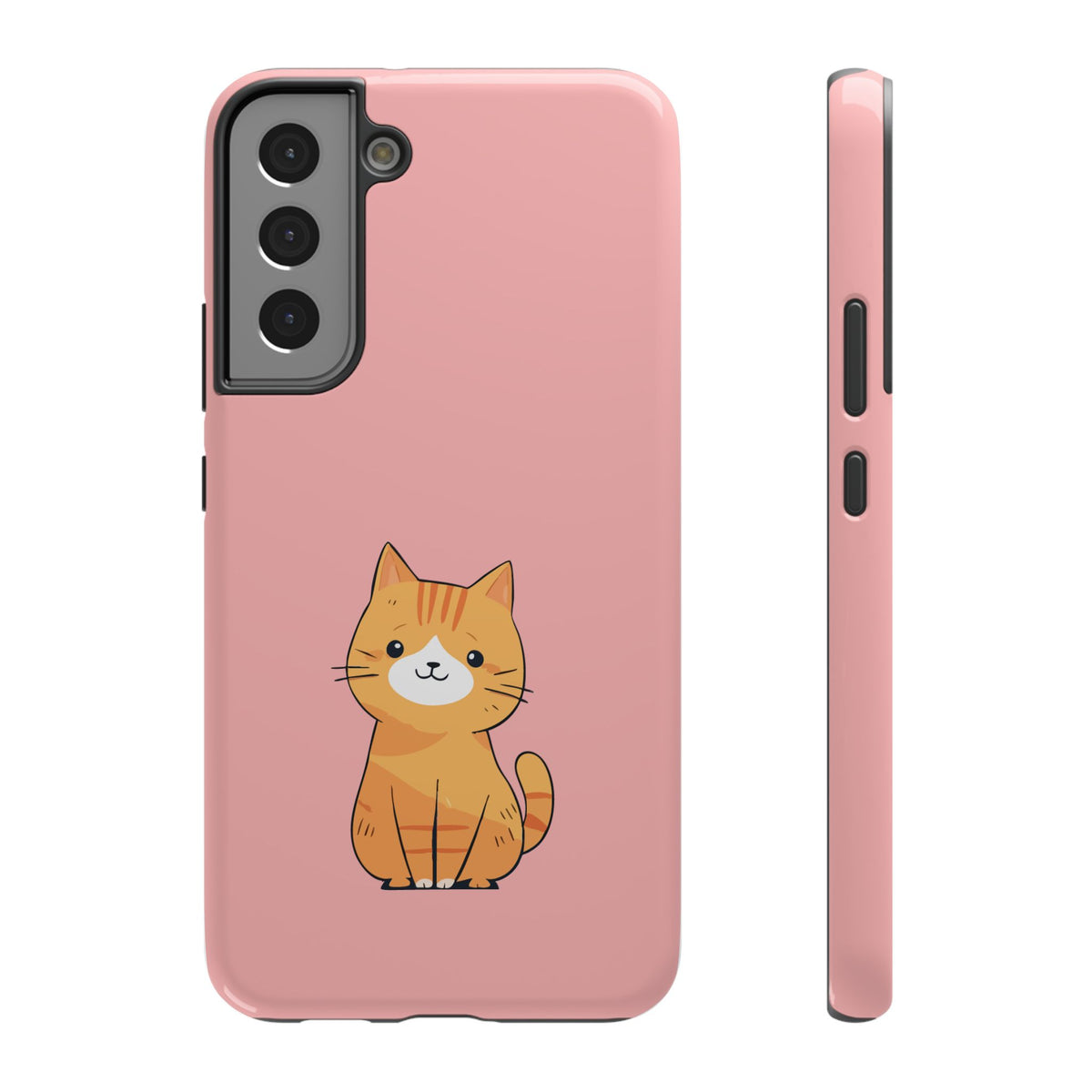 Ginger Kitten protective phone case for Samsung Galaxy S22 Plus, glossy finish