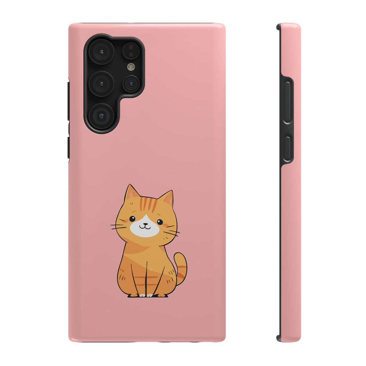 Ginger Kitten protective phone case for Samsung Galaxy S22 Ultra, glossy finish