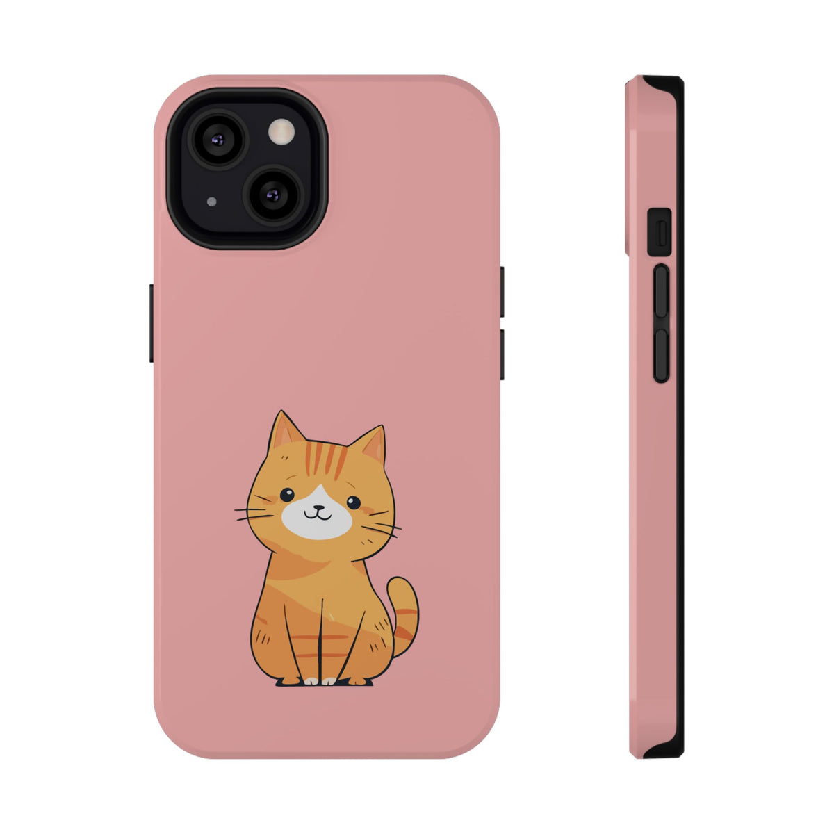 Ginger Kitten protective phone case for iPhone 13, glossy finish