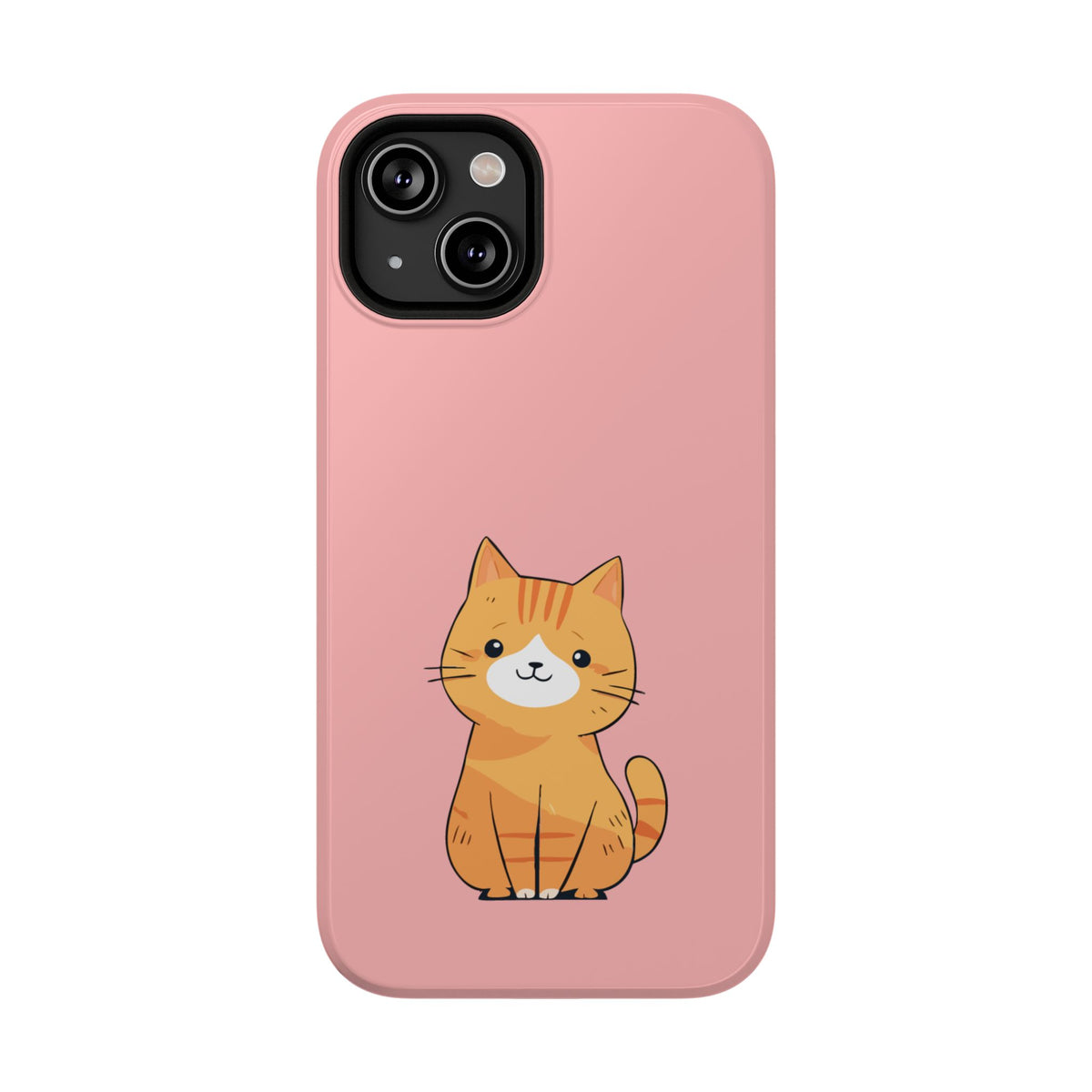 Ginger Kitten protective phone case for iPhone 14, glossy finish