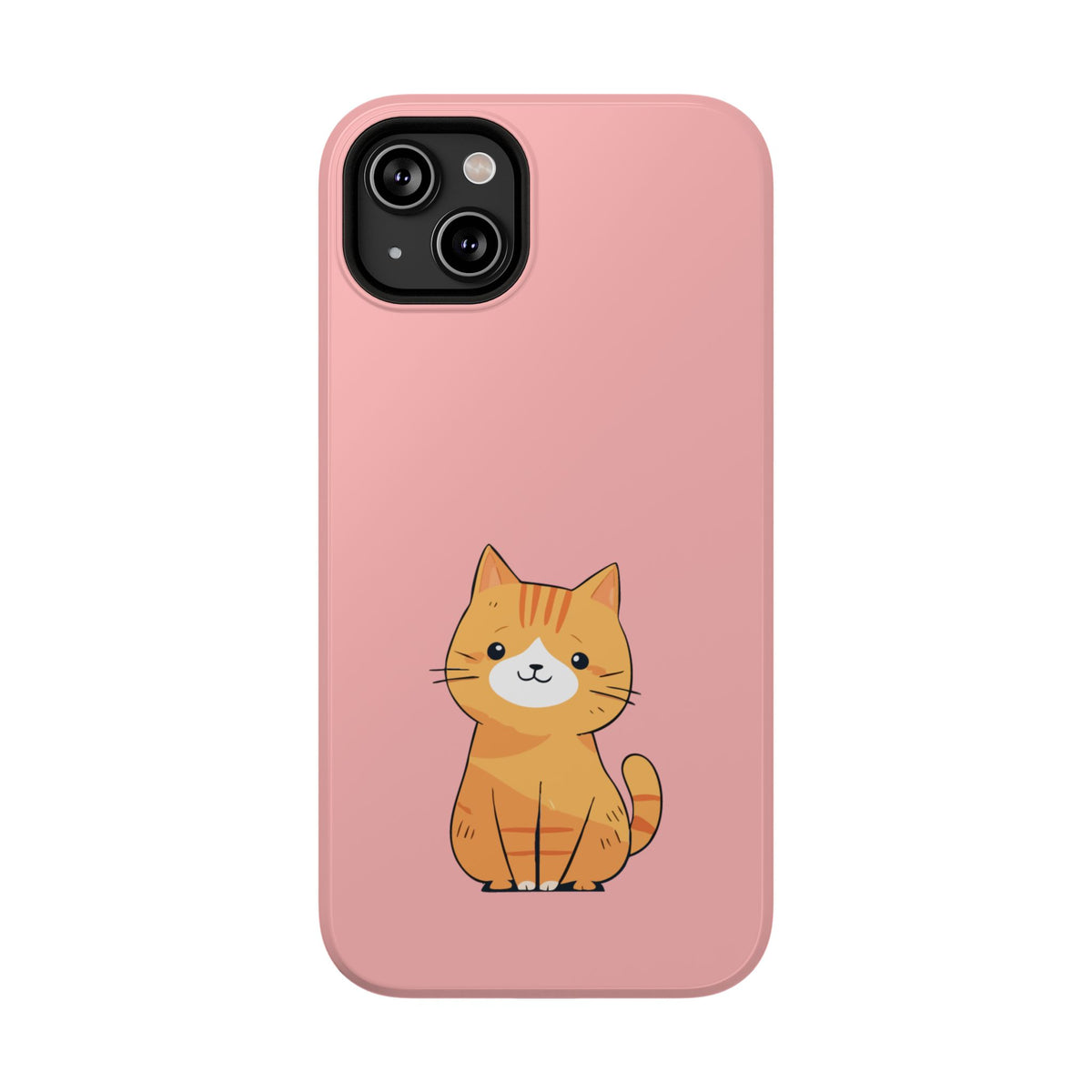 Ginger Kitten protective phone case for iPhone 14 Plus, glossy finish