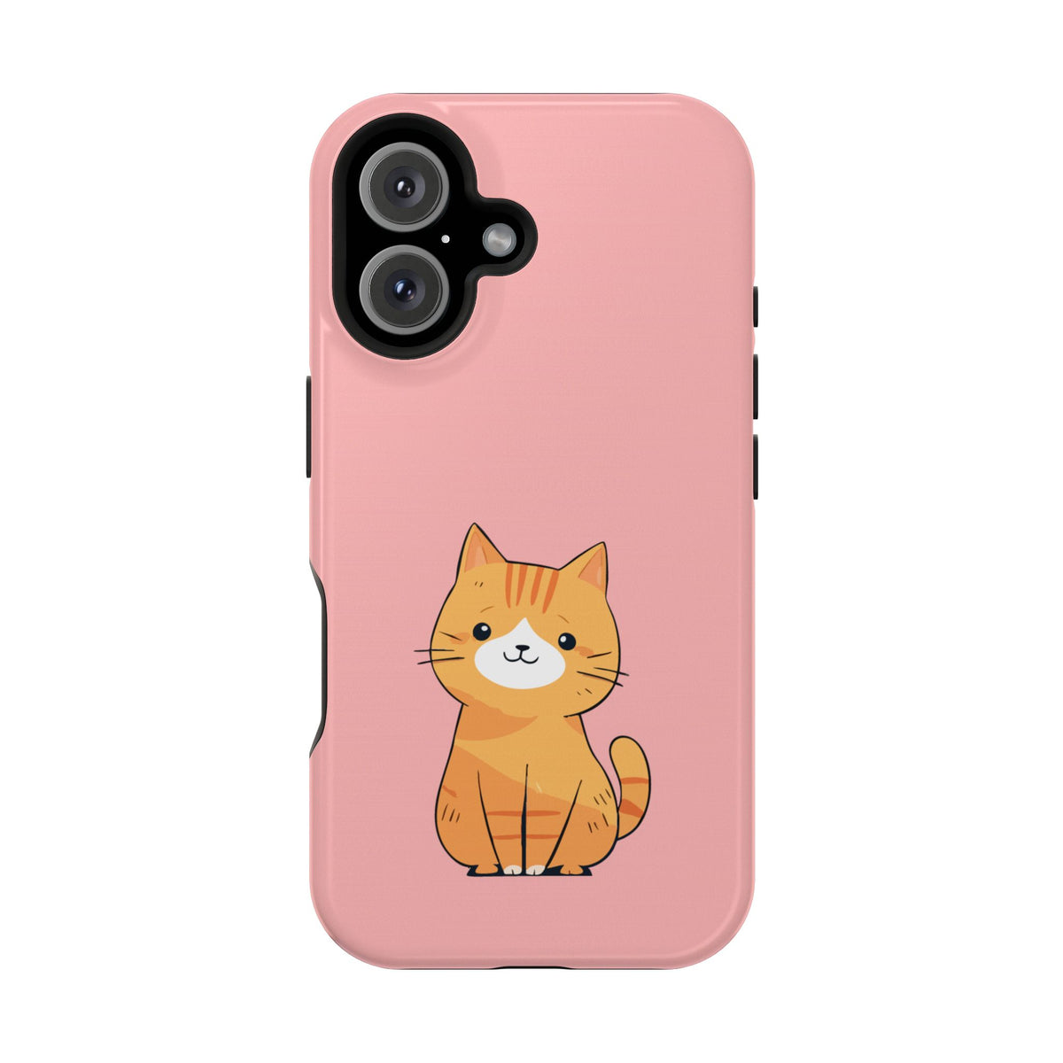 Ginger Kitten protective phone case for iPhone 16, glossy finish