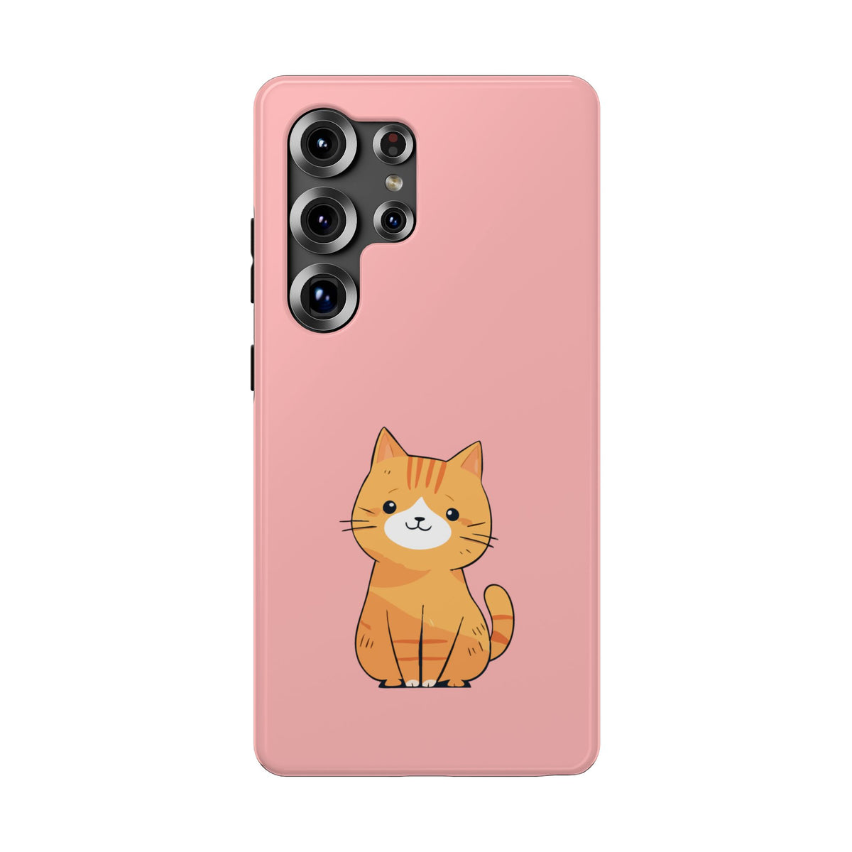 Ginger Kitten protective phone case for Samsung Galaxy S25 Ultra, glossy finish