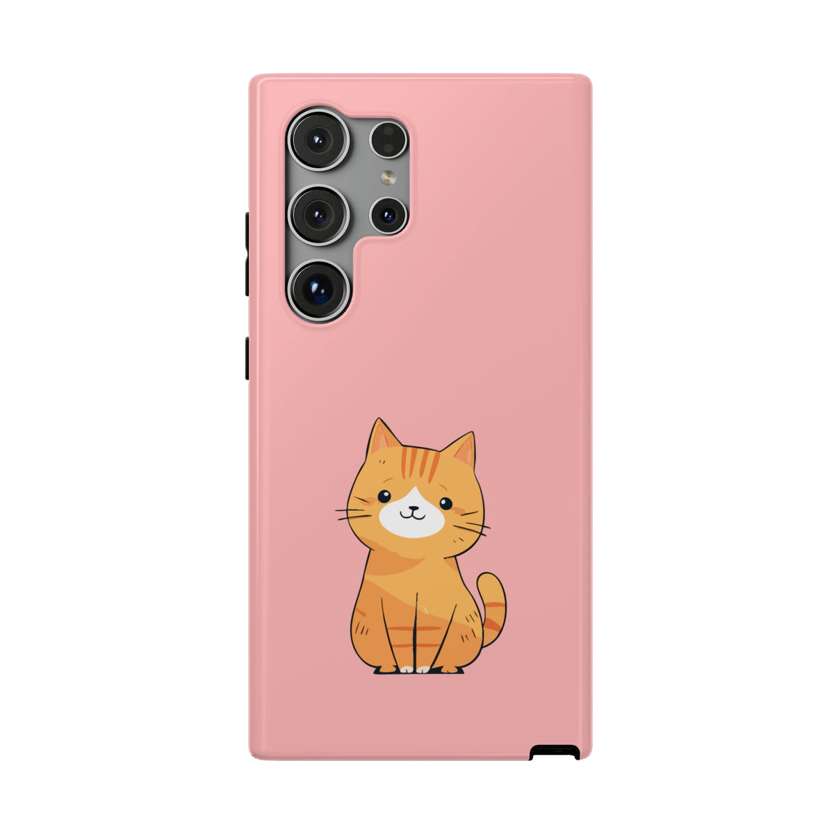 Ginger Kitten protective phone case for Samsung Galaxy S24 Ultra, glossy finish
