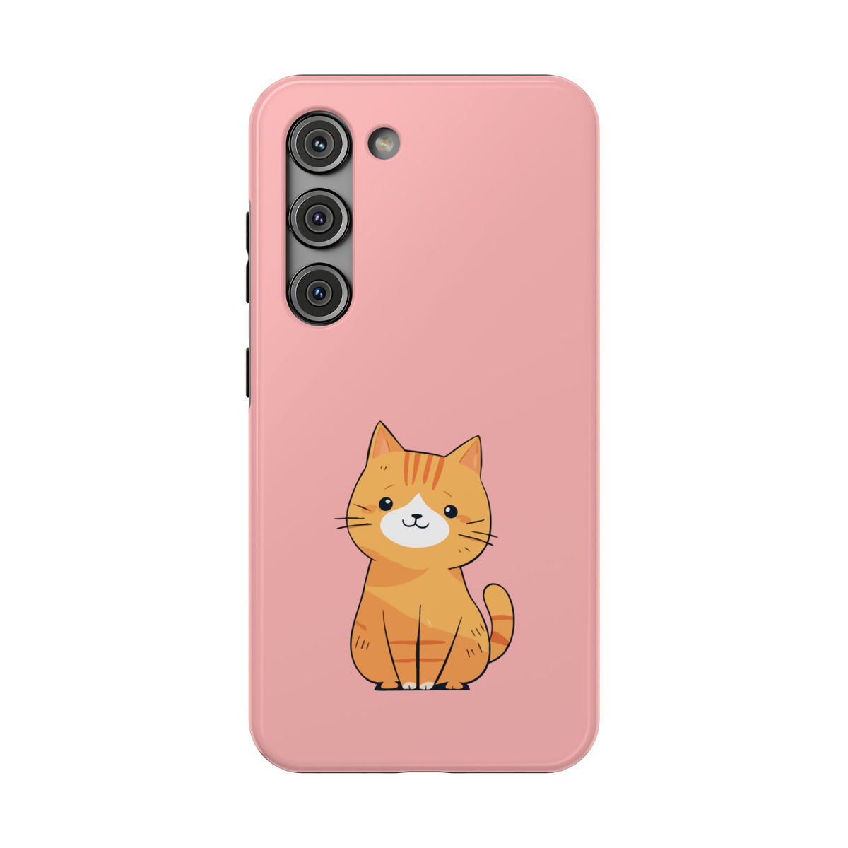 Ginger Kitten protective phone case for Samsung Galaxy S23, glossy finish