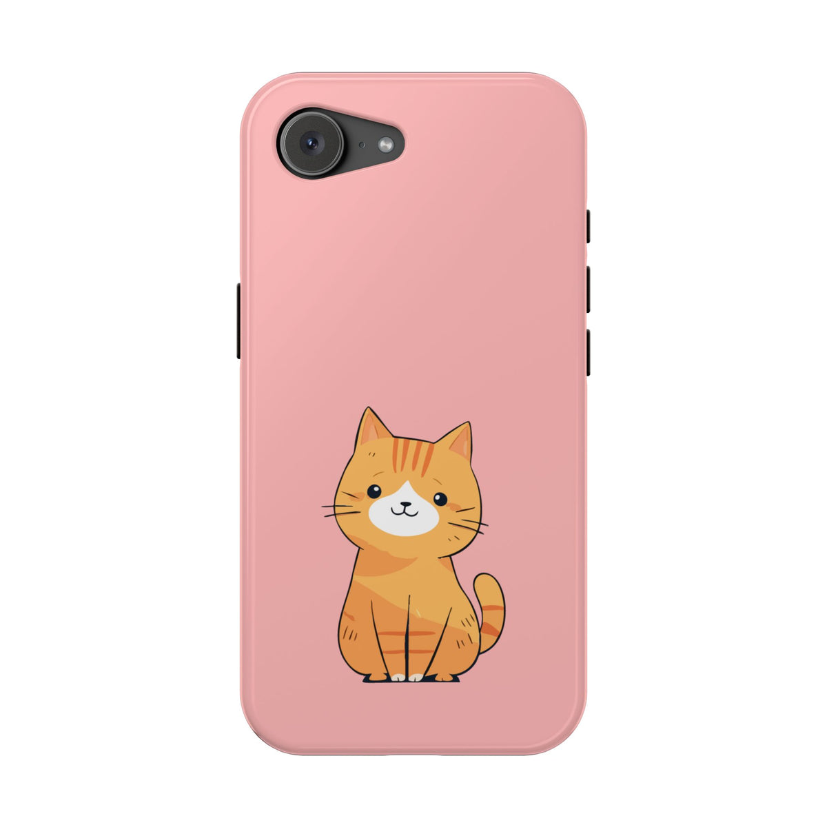 Ginger Kitten protective phone case for iPhone 17e, glossy finish