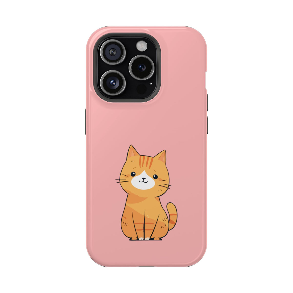 Ginger Kitten MagSafe case for iPhone 15 Pro, glossy finish
