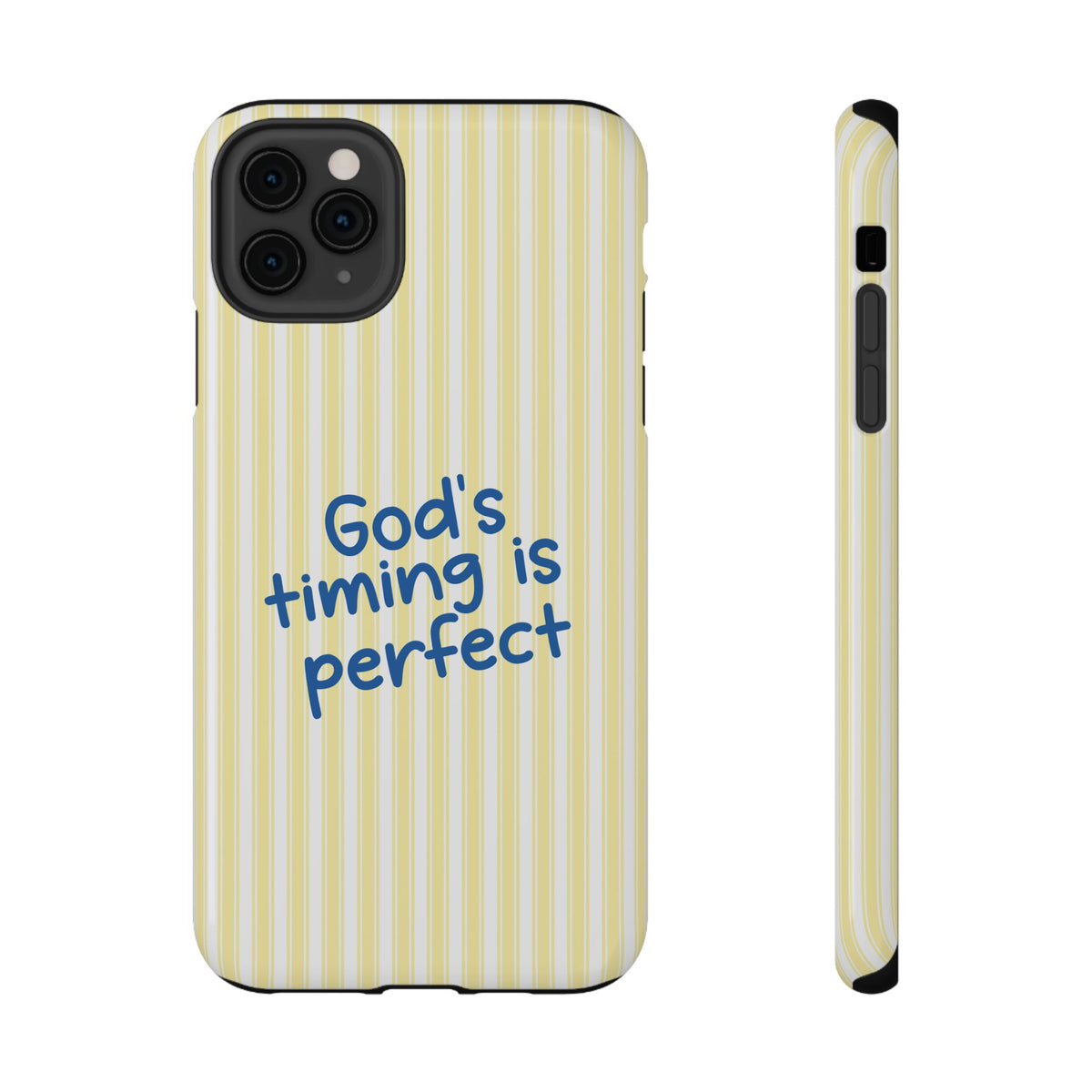 God's Timing protective phone case for iPhone 11 Pro Max, glossy finish