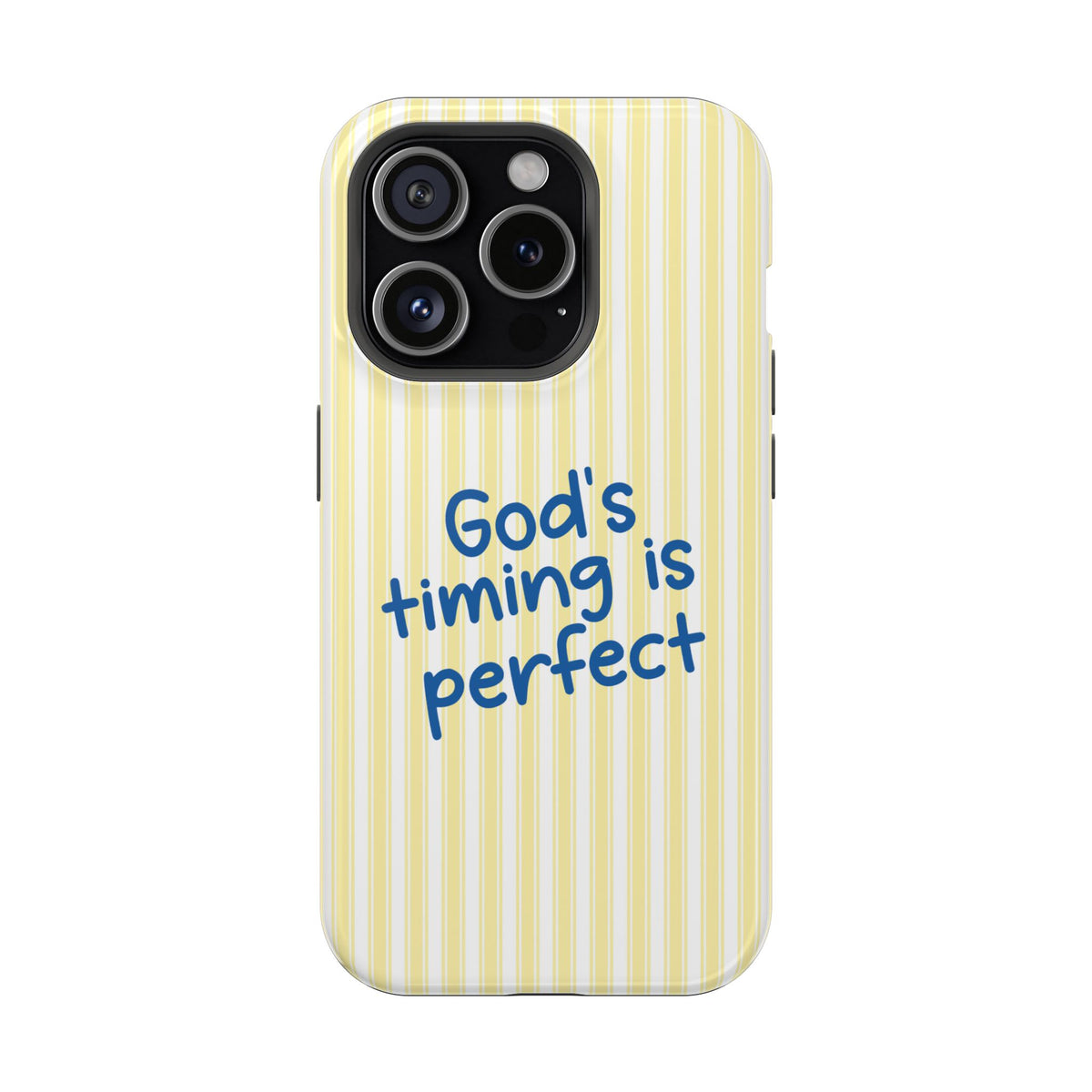 God's Timing MagSafe case for iPhone 15 Pro, glossy finish