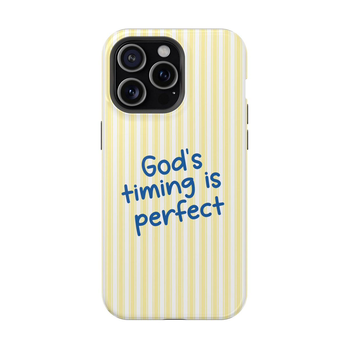 God's Timing MagSafe case for iPhone 15 Pro Max, glossy finish