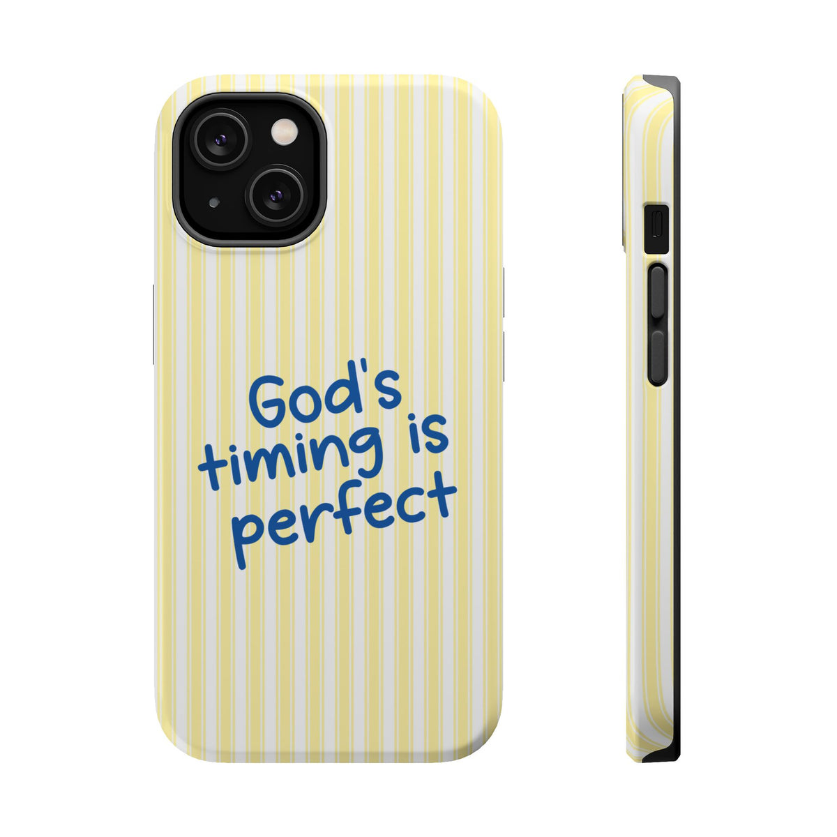 God's Timing MagSafe case for iPhone 14, glossy finish