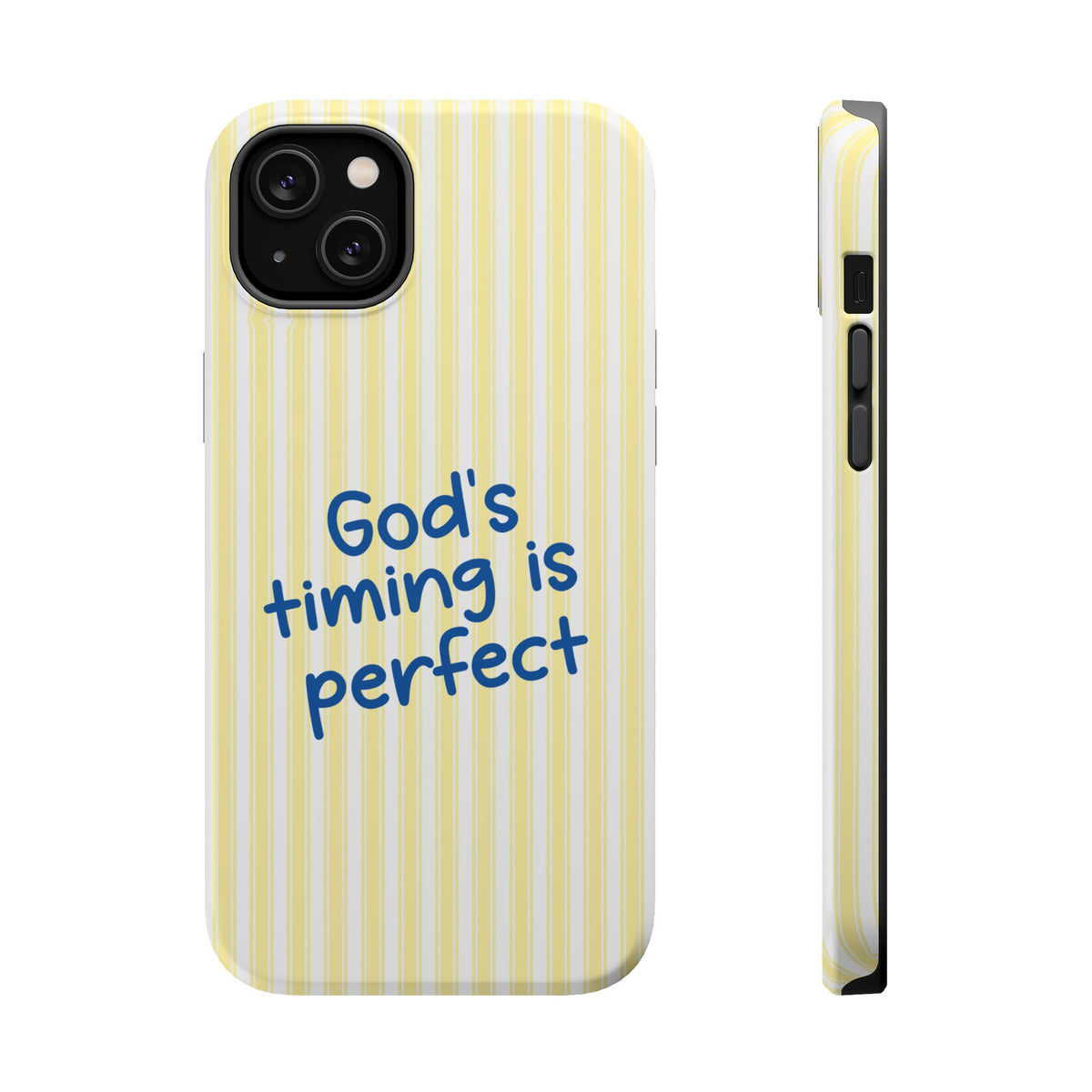 God's Timing MagSafe case for iPhone 14 Plus, glossy finish
