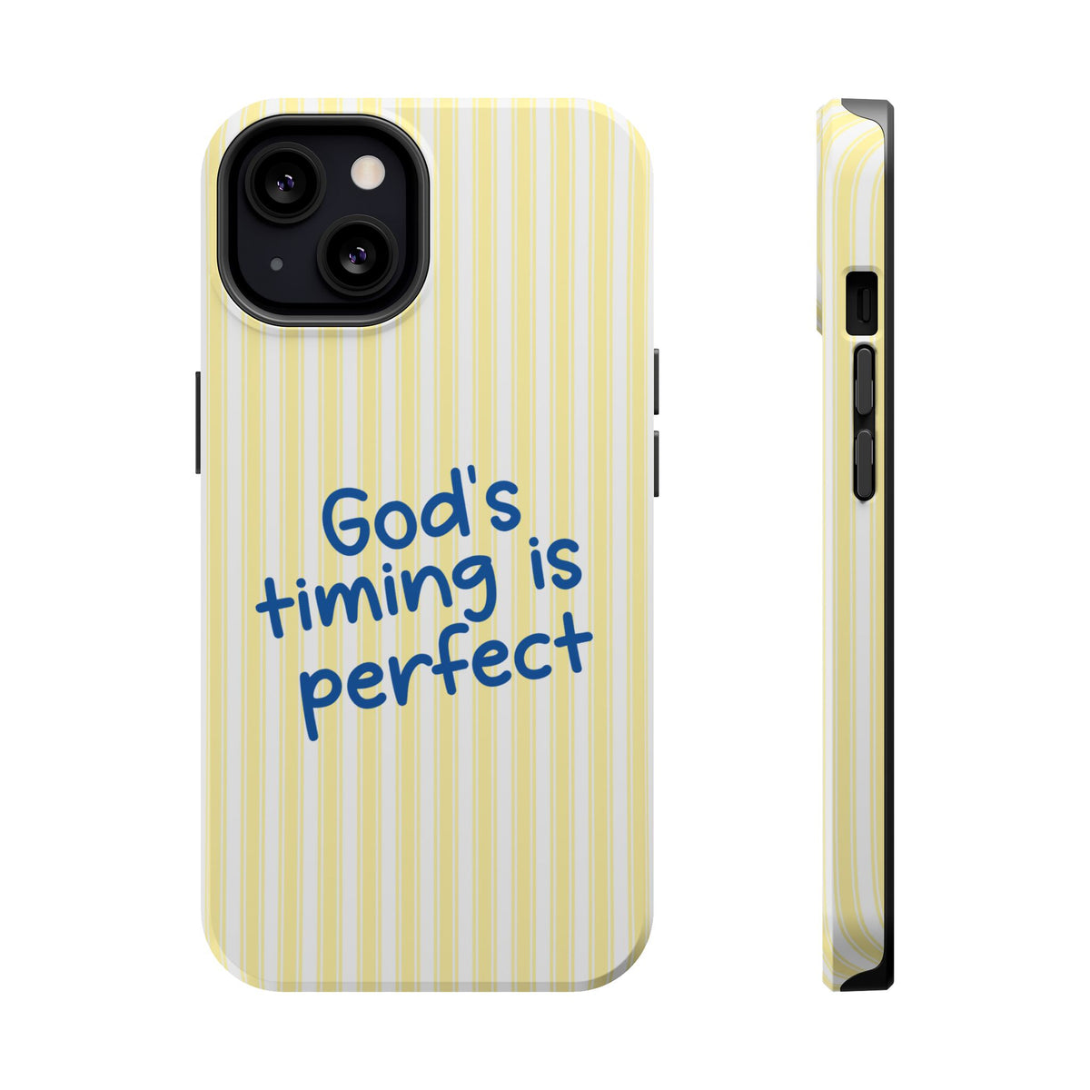 God's Timing MagSafe case for iPhone 13, glossy finish