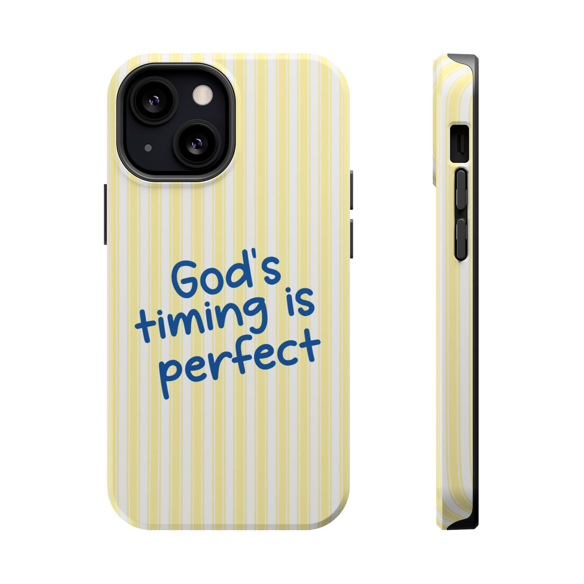 God's Timing MagSafe case for iPhone 13 Mini, glossy finish