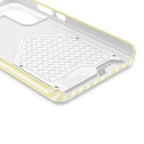 God's Timing phone case with card holder, close-up of the inside