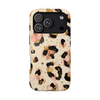 Golden Leopard MagSafe case for iPhone 18 Pro, glossy finish