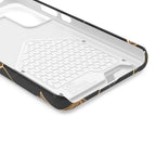 Golden Tulip phone case with card holder, close-up of the inside