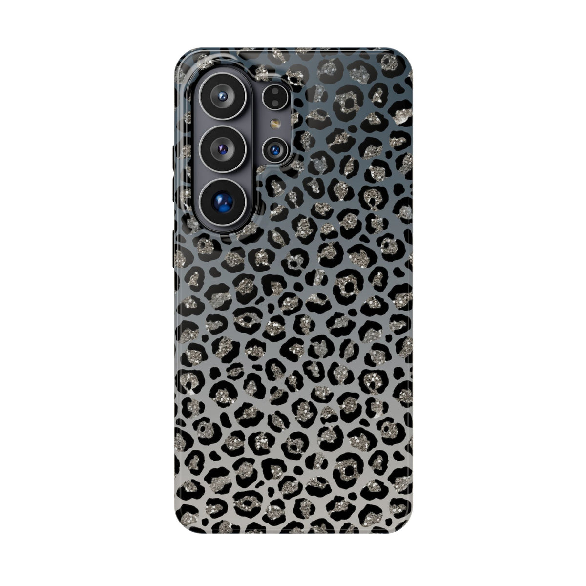 Gray Leopard MagSafe case for Samsung Galaxy S26 Ultra, glossy finish