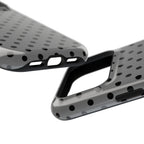Gray Polka Dot MagSafe case, close-up at an angle