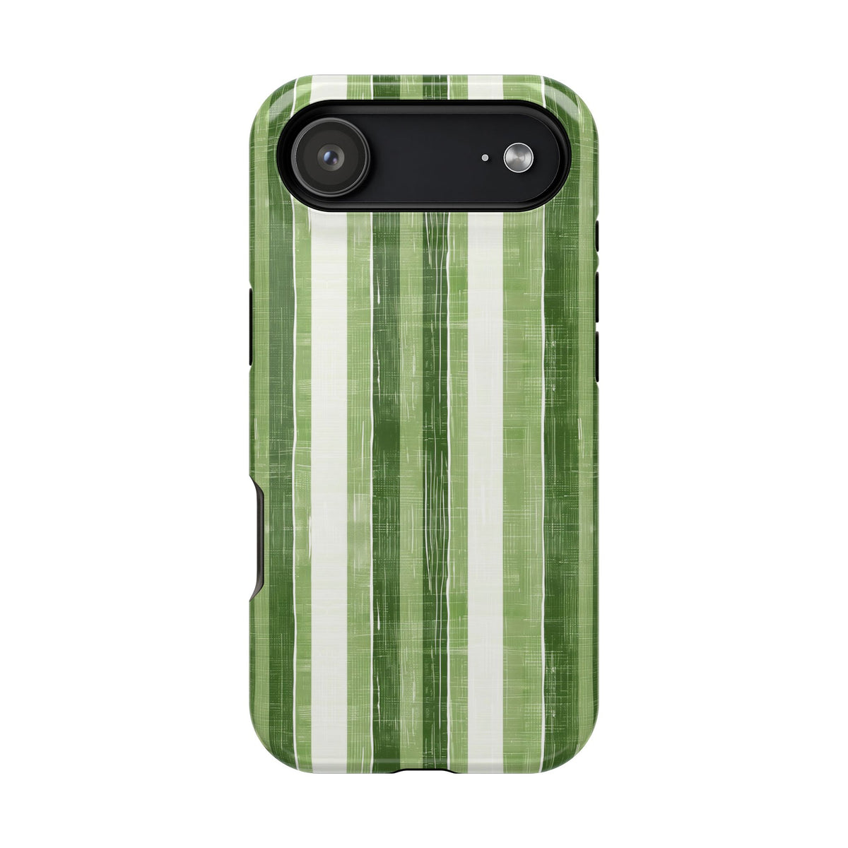 Green Stripe MagSafe case for iPhone 17 Air, glossy finish
