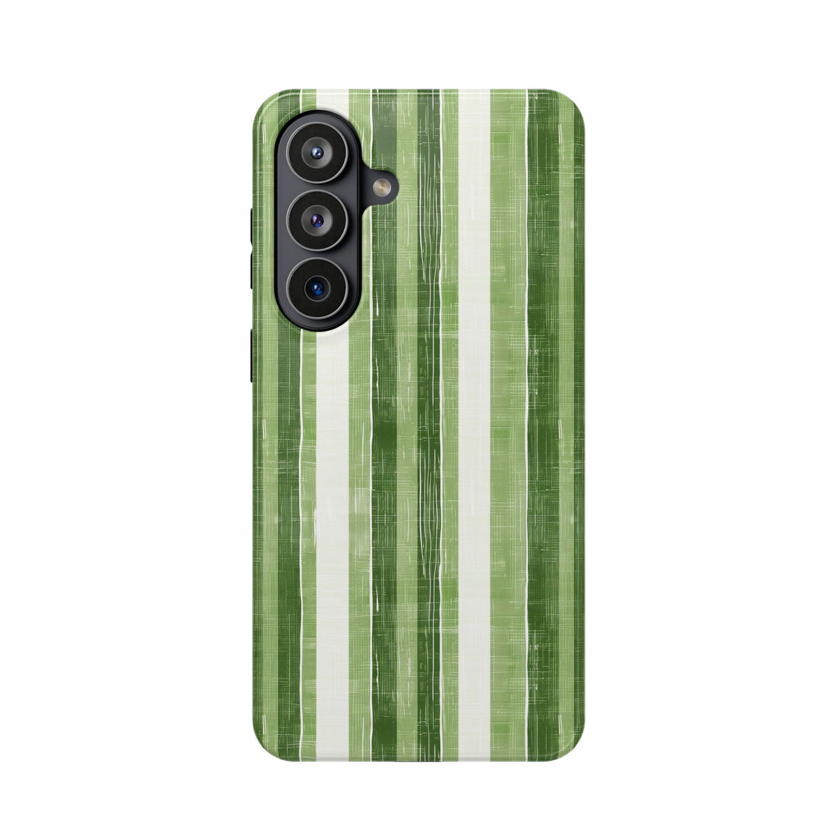 Green Stripe MagSafe case for Samsung Galaxy S26 Plus, glossy finish